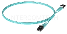 Патч-корд Panduit FX2ELLNLNSNM010 2x50/125 OM3 LC дуплекс-LC дуплекс 10м LSZH аквамарин