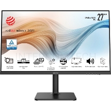 Монитор MSI Modern MD272QP 27 (2560x1440 (матовый))/IPS/flat/1xHDMI(1.4)/1xDP/1xUSB C/2xUSB 2.0 Type A/1xUSB 2.0 Type B/75Hz/4ms 27(2560x1440)/  (Ghz)/Mb/Gb/Ext:war 1y/black/
