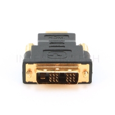 Адаптер (переходник) Gembird  HDMI-DVI A-HDMI-DVI-1, 19M/19M, золотые разъемы, пакет