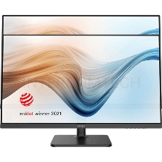 Монитор MSI Modern MD272QP 27 (2560x1440 (матовый))/IPS/flat/1xHDMI(1.4)/1xDP/1xUSB C/2xUSB 2.0 Type A/1xUSB 2.0 Type B/75Hz/4ms 27(2560x1440)/  (Ghz)/Mb/Gb/Ext:war 1y/black/