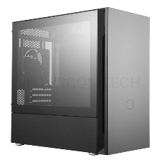 Корпус без БП Cooler Master Silencio S400, USB3.0x2, 1xSD card reader, 2x120 Fan, TG Side Panel, mATX, w/o PSU