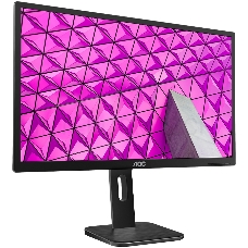 Монитор  23.8 AOC 24P1 [16:9] 1920х1080(FHD) IPS, nonGLARE, 250cd/m2, H178°/V178°, 1000:1, 50М:1, 16.7M Color, 5ms, VGA, DVI, HDMI, DP, USB-Hub, Height adj, Pivot, Tilt, Speakers, Audio out, 3Y, Black