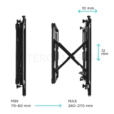 Настенное крепление ONKRON PRO7 Mдля видеостен 40”-70, чёрный