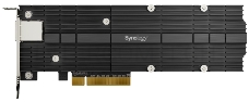 Сетевая карта Synology M.2 SSD-NVME adapter M.2 2110/2080,2 slots m.2 key , 10 Gigabit port RJ-45, PCIe 3.0 x8 adapter (FH bracket)'