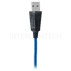 Гарнитура SVEN AP-U980MV, черный-синий (USB, LED, 7.1, 2.2m)