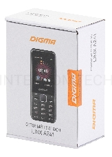 Мобильный телефон Digma A241 Linx 32Mb черный моноблок 2.44 240x320 GSM900/1800