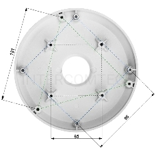 Монтажный адаптер DAHUA DH-PFA101