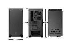 Корпус be quiet! PURE BASE 500 BLACK WINDOW / ATX, tempered glass side panel / 2x Pure Wings 2 140mm / BGW34