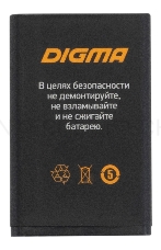 Мобильный телефон Digma A241 Linx 32Mb черный моноблок 2.44