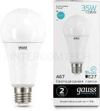 Лампа светодиодная LED Elementary A67 35Вт E27 4100К Gauss 70225