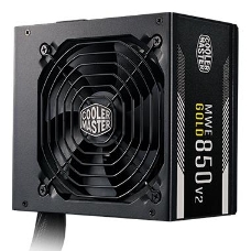 Блок питания Cooler Master MWE Gold 850 V2, 850W, ATX, 120mm, 24pin, 12xSATA, 4xPCI-E(6+2), APFC, 80+ Gold