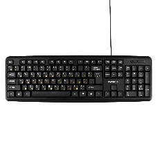 Клавиатура Гарнизон GK-100XL, USB, черный, кабель 2м