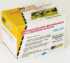 Бумага Hi-Black A210200U / H-170-4R-500  Фотобумага глянцевая односторонняя (Hi-image paper) 10x15, 170 г/м, 500 л.     