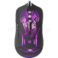 Мышь Defender Bionic GM-250L [52250] {Проводная игровая мышь, оптика,6кнопок,800-3200dpi}