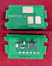 Чип для Kyocera Ecosys P5021cdn/M5521cdn  (TK5220C) Cyan 1.2K (ELP, Китай)