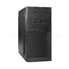 Корпус Minitower ExeGate EX291143RUS BAA-105-01-AA500 (mATX, БП AA500 с вент. 8см, 4*USB, аудио, черный)