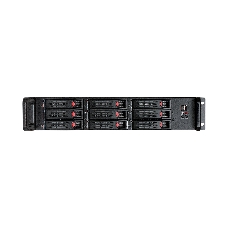 Серверный корпус ExeGate EX292584RUS Pro 2U650-HS09 <RM 19, высота 2U, глубина 650, БП 2U-600ADS, 9xHotSwap, 2*USB>