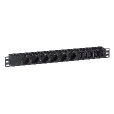 Блок розеток горизонтальный ExeGate ServerPro PDU-19H010 Al-5C136S-C14, 19