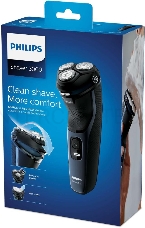 Бритва роторная Philips S3134/51 реж.эл.:3 питан.:аккум. черный