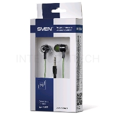 Наушники вкладыши SVEN E-107 Black-Green