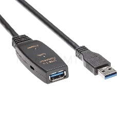 Кабель-адаптер USB3.0-repeater, удлинительный активный <Am-->Af> 15м QUST/qust<ACU827A-15M>
