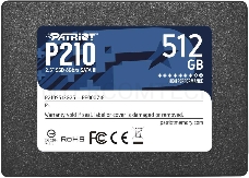 Накопитель SSD Patriot P210 512GB, SATA 2.5