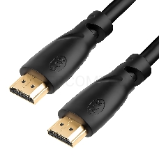 Кабель GCR PROF 10.0m HDMI 2.0, 3D, Ultra HD,60 Hz up to 18GB, Fast Ethernet 18.0 Гбит/с позолоченные контакты, 3Х экран, OD9.0mm, 28/24 AWG