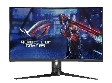 Монитор ASUS 31.5 ROG Strix XG32VC VA LED изогнутый, ProGaming, 2560x1440, 1ms, 400cd/m2, 3000:1, 178°/178°, HDMI, DP, USB Type-C, 170Hz, HDR 400, FreeSync, Tilt, Swivel, HAS, VESA, Black, 90LM03S0-B04170