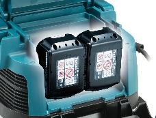 Строительный пылесос Makita DVC150LZ (уборка: сухая/влажная) белый