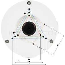 DAHUA DH-PFA130-E Монтажная коробка IP66, IK10 Совместима: для bullet, eyeball