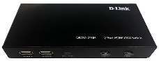 KVM-переключатель D-Link DKVM-210H/A1A, 2-портовый  с портами HDMI и USB