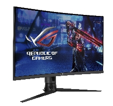 Монитор ASUS 31.5 ROG Strix XG32VC VA LED изогнутый, ProGaming, 2560x1440, 1ms, 400cd/m2, 3000:1, 178°/178°, HDMI, DP, USB Type-C, 170Hz, HDR 400, FreeSync, Tilt, Swivel, HAS, VESA, Black, 90LM03S0-B04170