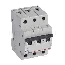 Выключатель автоматический модульный 3п C 6А 4.5кА RX3 Leg 419705