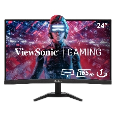 МОНИТОР 23.6 Viewsonic Gaming VX2468-PC-MHD Black (VA, изогнутый, 1920x1080, 165Hz, 1ms, 178°/178°, 250 cd/m, 80M:1)