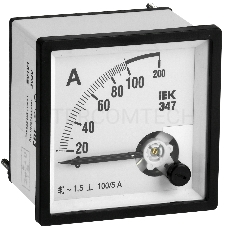 Амперметр Э47 72х72мм 100/5А кл. точн. 1.5 ИЭК IPA10-6-0100-E