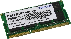 Модуль памяти Patriot SO-DIMM DDR3 8GB PSD38G16002S (PC3-12800, 1600MHz, 1.5V)