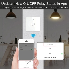 Выключатель MOES Gang Smart Switch ZS-B-EU2, Zigbee, 95-250 В