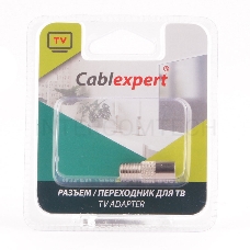 Переходник Cablexpert APL-FTVF-01, F (мама) / TV (мама), блистер