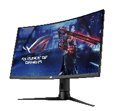 Монитор ASUS 31.5 ROG Strix XG32VC VA LED изогнутый, ProGaming, 2560x1440, 1ms, 400cd/m2, 3000:1, 178°/178°, HDMI, DP, USB Type-C, 170Hz, HDR 400, FreeSync, Tilt, Swivel, HAS, VESA, Black, 90LM03S0-B04170