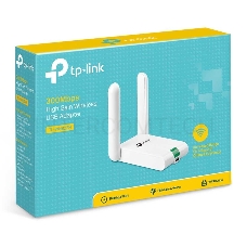 Сетевой адаптер TP-Link SOHO TL-WN822N Адаптер W300M High-Power Wireless USB Adapter, 2x2 MIMO, 802.11n