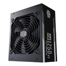 Блок питания Cooler Master ATX 1250W MWE Gold V2 80+ gold (24+8+4+4pin) APFC 140mm fan 12xSATA Cab Manag RTL