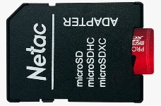 Флеш карта MicroSD card Netac P500 Extreme Pro 64GB, retail version w/SD adapter
