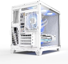 Корпус Formula Crystal Z5 белый без БП mATX 11x120mm 2xUSB2.0 1xUSB3.0 audio bott PSU