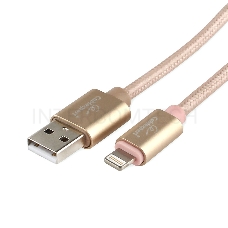 Кабель Cablexpert для Apple CC-U-APUSB02Gd-3M, AM/Lightning, серия Ultra, длина 3м, золотой, блистер