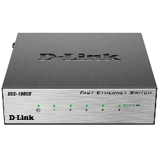 Коммутатор 5-портовый неуправляемый  D-Link DES-1005D/O2B 10/100 Мбит/с