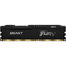 Память оперативная Kingston 8GB 1600MHz DDR3 CL10 DIMM FURY Beast Black