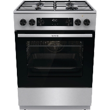 Плита Комбинированная Gorenje GKS6C70XJ нержавеющая сталь (без крышки) реш.сталь