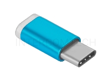 Greenconnect Переходник USB Type C на micro USB 2.0, M/F, Greenconnect, голубой, GCR-UC3U2MF-BL Greenconnect Переходник USB Type C на micro USB 2.0, M/F, Greenconnect, голубой, GCR-UC3U2MF-BL