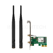 Сетевой адаптер Tenda E30 беспроводной двухдиапазонный PCI-e адаптер Wi-Fi 6 AX3000 c Bluetooth 5.0