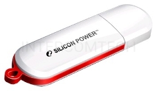 Флеш Диск Silicon Power 32Gb LuxMini 320 SP032GBUF2320V1W USB2.0 белый